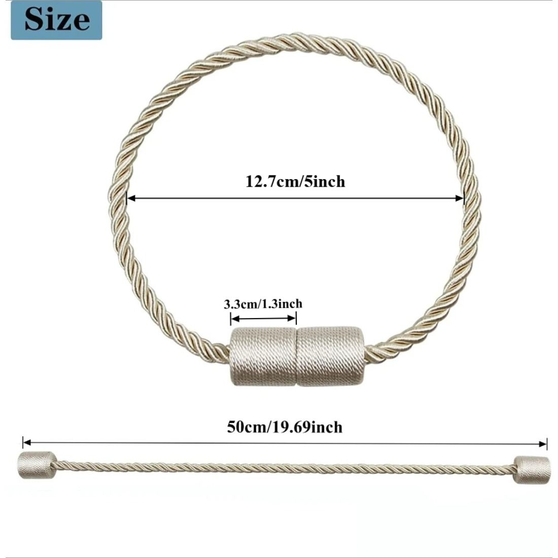 2Pcs Strong Magnetic Curtain T - Curtain Rods review and price