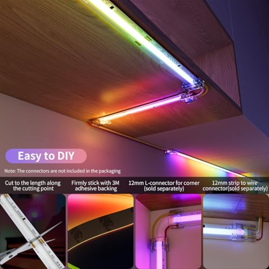 RGB Smart IC COB LED Strip Lig - Led Strip Lights review and price