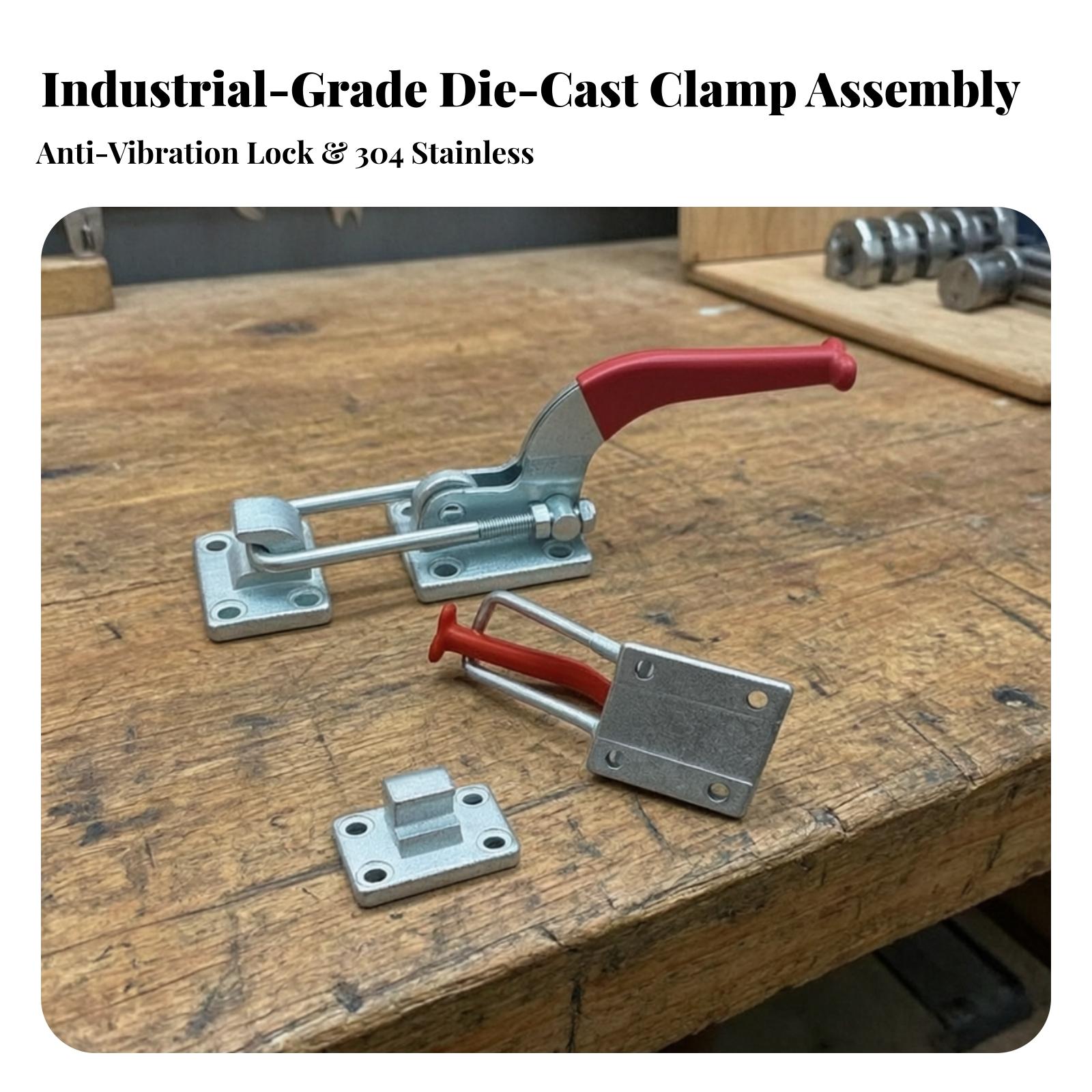 Adjustable Clamp Lock Iron Tog - Door Handle review and price